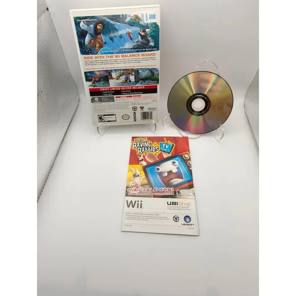 Shaun White Snowboarding Road Trip Target LE Wii CIB Tested